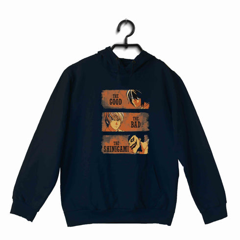 Comics Death Note THE GOOD THE BAD THE SHINIGAMI UNISEX HOODIE Sweatshirts
